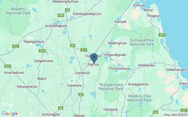Kaart met locatie Paleis van koning Kashyapa
